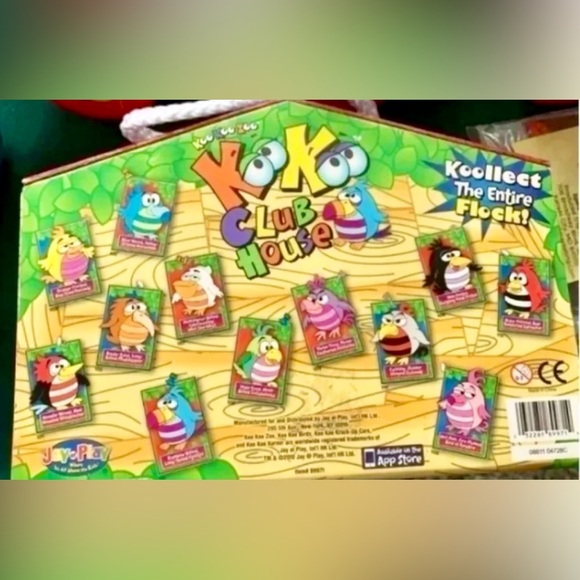 Koo koo zoo club house with birds/nests/bowls lot of 12 jay at play toys - Picture 3 of 6